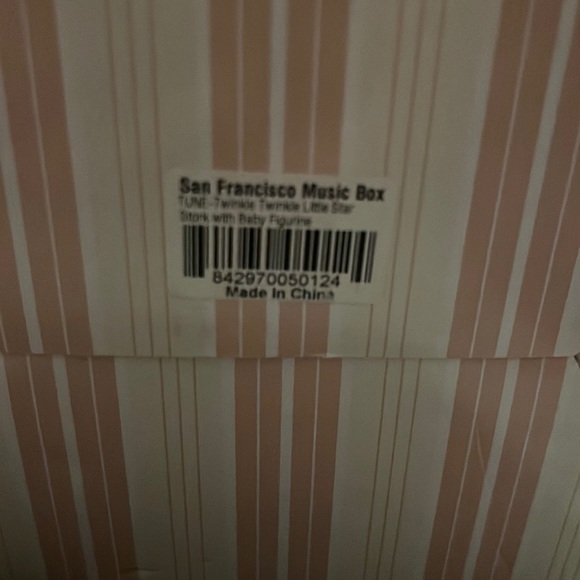 San Francisco Music Box Co. Stork with Baby Figurine - Picture 6 of 11